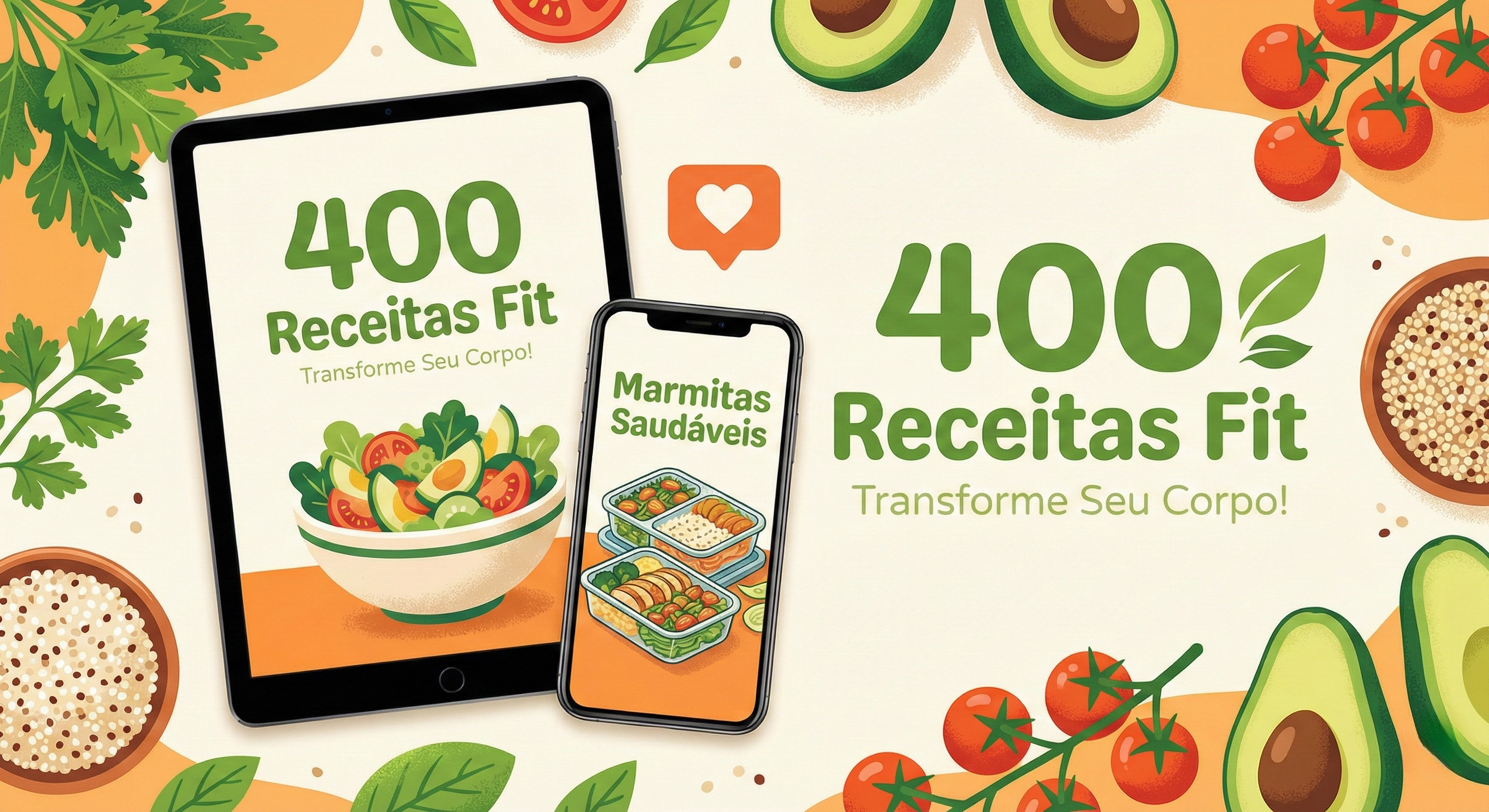 E-book 400 Receitas Fit